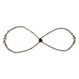 Pink Faux Pearl Necklace Vintage Costume Jewelry